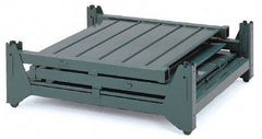 Steel King - 45" Long x 48" Wide x 42" High Steel Collapsible Bulk Storage and Transport Container with 2 Gates - 4,000 Lb. Load Capacity - Exact Tool & Supply