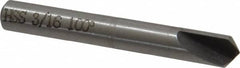 Interstate - 3/16" Head Diam, 3/16" Shank Diam, 1 Flute 100° High Speed Steel Countersink - Exact Tool & Supply