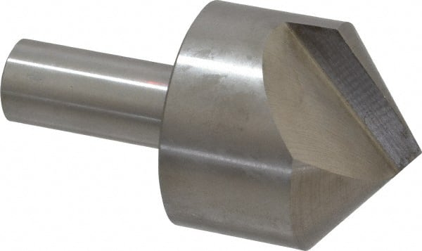 Interstate - 2" Head Diam, 3/4" Shank Diam, 1 Flute 100° High Speed Steel Countersink - Exact Tool & Supply