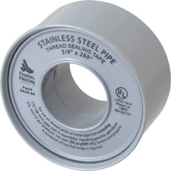 Federal Process - 3/4" Wide x 260" Long High Density Pipe Repair Tape - 4.3 mil Thick, -450 to 550°F, Nickel - Exact Tool & Supply