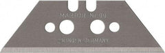 Martor USA - Carbon Steel Utility Knife Blade - 2.3622" Blade Length, 0.025" Blade Thickness - Exact Tool & Supply