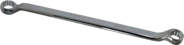 Proto - 10mm x 11mm 12 Point Offset Box Wrench - Double End, 8" OAL, Steel, Polished Finish, 7.5° Offset - Exact Tool & Supply