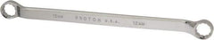 Proto - 12mm x 13mm 12 Point Offset Box Wrench - Double End, 8-7/8" OAL, Steel, Polished Finish, 7.5° Offset - Exact Tool & Supply