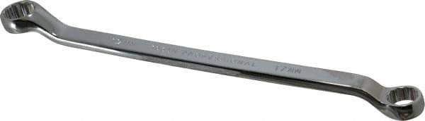 Proto - 17mm x 19mm 12 Point Offset Box Wrench - Double End, 11-5/16" OAL, Steel, Polished Finish, 7.5° Offset - Exact Tool & Supply