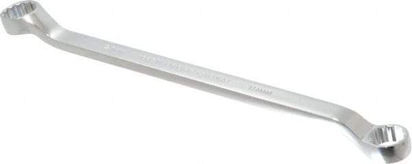 Proto - 19mm x 21mm 12 Point Offset Box Wrench - Double End, 11-1/4" OAL, Steel, Polished Finish, 7.5° Offset - Exact Tool & Supply