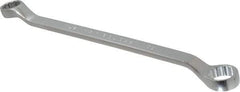 Proto - 27mm x 30mm 12 Point Offset Box Wrench - Double End, 15-15/16" OAL, Steel, Polished Finish, 7.5° Offset - Exact Tool & Supply