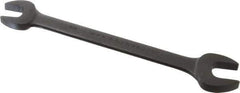 Proto - 5/8" x 3/4" Standard Open End Wrench - 8-43/64" OAL, Double End, Black Finish, 15° Head Angle - Exact Tool & Supply