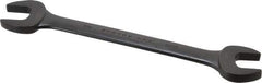 Proto - 13/16" x 7/8" Standard Open End Wrench - 10-15/64" OAL, Double End, Black Finish, 15° Head Angle - Exact Tool & Supply