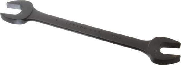 Proto - 15/16" x 1" Standard Open End Wrench - 11-31/64" OAL, Double End, Black Finish, 15° Head Angle - Exact Tool & Supply