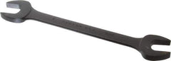 Proto - 15/16" x 1" Standard Open End Wrench - 11-31/64" OAL, Double End, Black Finish, 15° Head Angle - Exact Tool & Supply