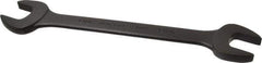 Proto - 1-1/16" x 1-1/8" Standard Open End Wrench - 12-3/8" OAL, Double End, Black Finish, 15° Head Angle - Exact Tool & Supply