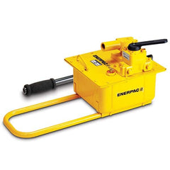 Enerpac - Manual Hydraulic Pumps Number of Stages: 2.000 Oil Volume Per Stroke (Cu. In.): 7.69 - Exact Tool & Supply