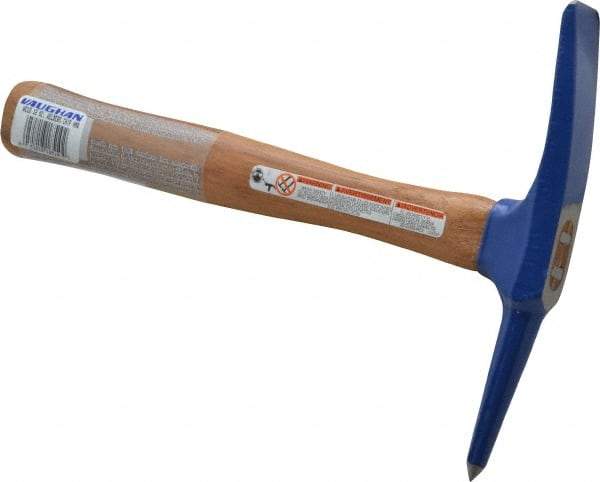 Vaughan Bushnell - 3/4 Lb Head Welder's Hammer - 11-1/4" Long, Hickory Handle - Exact Tool & Supply