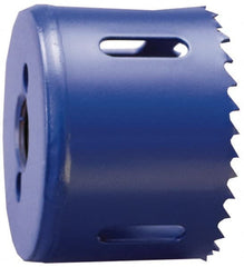Hole Saw: 3-5/8″ Saw Dia, 1-7/8″ Cut Depth Bi-Metal, Toothed Edge