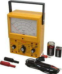 Simpson Electric - 12395, 1,000 VAC/VDC, Analog Manual Ranging Multimeter - 20 mOhm, Measures Voltage, Current, Resistance - Exact Tool & Supply