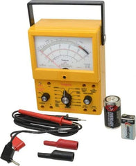 Simpson Electric - 12396, 1,000 VAC/VDC, Analog Manual Ranging Multimeter - 20 mOhm, Measures Voltage, Current, Resistance - Exact Tool & Supply