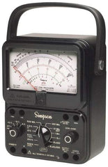 Simpson Electric - 12226, 1,000 VAC/VDC, Analog Manual Ranging Multimeter - 20 mOhm, Measures Voltage, Current, Resistance - Exact Tool & Supply