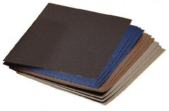 3M - 500 Grit, Aluminum Oxide Sanding Sheet - 11" Long x 9" Wide, Extra Fine Grade, A Weighted Paper Backing - Exact Tool & Supply