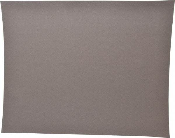 3M - 500 Grit, Aluminum Oxide Sanding Sheet - 11" Long x 9" Wide, Super Fine Grade, J Weighted Cloth Backing - Exact Tool & Supply