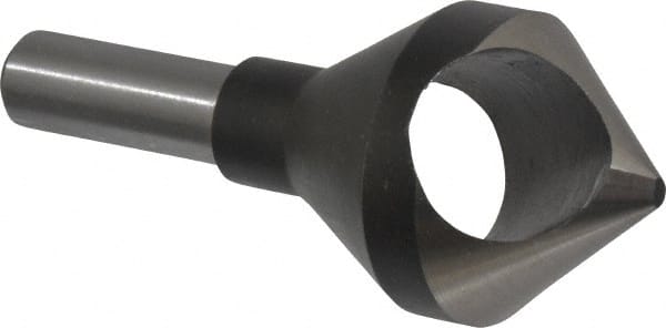 Interstate - 1/2" Shank Diam, 0 Flute 82° High Speed Steel Countersink - Exact Tool & Supply