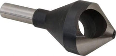 Interstate - 5/8" Shank Diam, 0 Flute 82° High Speed Steel Countersink - Bright Finish, Single End, Straight Shank, Right Hand Cut - Exact Tool & Supply