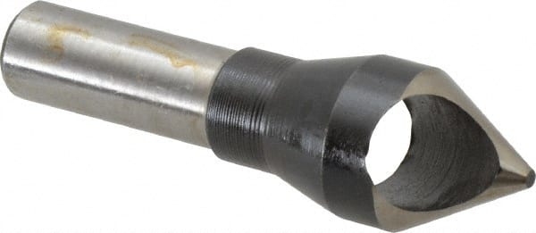 Interstate - 1/2" Shank Diam, 0 Flute 60° High Speed Steel Countersink - Exact Tool & Supply