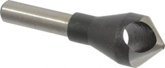 Interstate - 1/4" Shank Diam, 0 Flute 90° High Speed Steel Countersink - Exact Tool & Supply