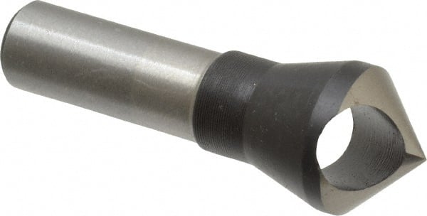 Interstate - 1/2" Shank Diam, 0 Flute 90° High Speed Steel Countersink - Exact Tool & Supply