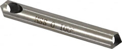 Interstate - 1/4" Shank Diam, 0 Flute 100° High Speed Steel Countersink - Exact Tool & Supply