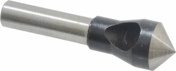 Interstate - 1/4" Shank Diam, 0 Flute 100° High Speed Steel Countersink - Exact Tool & Supply