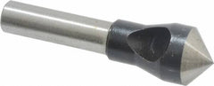 Interstate - 1/4" Shank Diam, 0 Flute 100° High Speed Steel Countersink - Exact Tool & Supply
