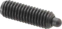 Gibraltar - 3/8-16, 1-1/8" Thread Length, 3/16" Plunger Projection, Steel Threaded Spring Plunger - 0.186" Max Plunger Diam, 1-1/8" Plunger Length, 5.5 Lb Init End Force, 14.5 Lb Final End Force, 3/16" Hex - Exact Tool & Supply