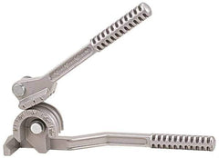 General - 3/16 to 3/8" Capacity, Compound Tube Bender - Works on Copper, Brass, Thin Wall Tubing, Steel, Aluminum, Softwire & Rod - Exact Tool & Supply