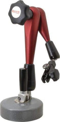 SPI - Aluminum (Arms), Round Base, Indicator Transfer Stand - 365mm High, Includes Holder - Exact Tool & Supply