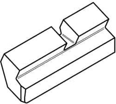Kennametal - BDHX0802 Grade KD1415 PCD Milling Insert - Uncoated, 0.0906" Thick - Exact Tool & Supply