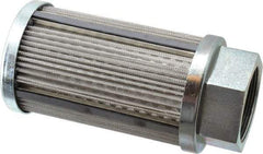 Parker - 30 Mesh, 190 LPM, 50 GPM, 3.53" Diam, Male/Female Magnetic Suction Strainer - 2 Port NPT, 7.39" Long - Exact Tool & Supply