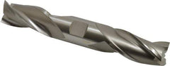 Hertel - 1", 1-7/8" LOC, 1" Shank Diam, 6-3/8" OAL, 3 Flute, High Speed Steel Square End Mill - Double End, Uncoated, Centercutting - Exact Tool & Supply