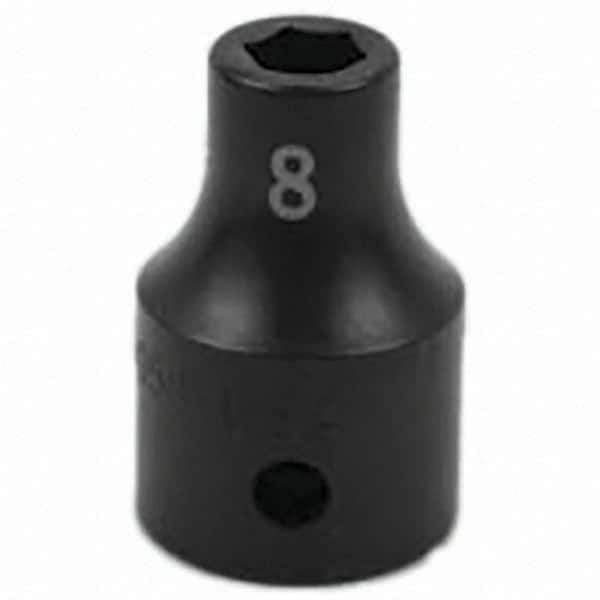 SK - Impact Socket - 1/2"DR 8MM IMPACT SOCKET - Exact Tool & Supply