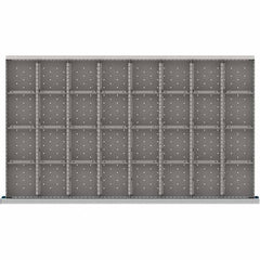 LISTA - 32-Compartment Drawer Divider Layout for 3.15" High Drawers - Exact Tool & Supply