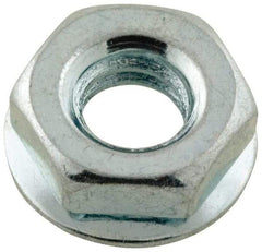 Value Collection - #4-40, Zinc Plated, Steel Hex Nut with Conical Washer - 5/16" Washer Diam, 7/32" Width Across Flats - Exact Tool & Supply