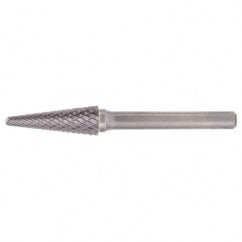 SL-3 Double Cut Solid Carbide Bur-Cone Radius Shape - Exact Tool & Supply