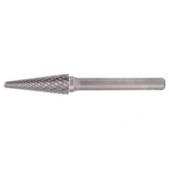 SL-3 Double Cut Solid Carbide Bur-Cone Radius Shape - Exact Tool & Supply