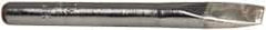 Hexacon Electric - 3/16 Inch Point, 1/4 Inch Tip Diameter, Semi Chisel Soldering Iron Tip - For Use with SI-30H - Exact Tool & Supply