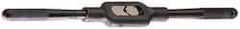 Cle-Line - #0 to 1/4" Tap Capacity, Straight Handle Tap Wrench - 7" Overall Length - Exact Tool & Supply