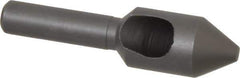 Weldon - 7/16" Head Diam, 1/4" Shank Diam, 60° High Speed Steel Countersink - Bright Finish, 1-3/4" OAL, Single End, Straight Shank, Right Hand Cut - Exact Tool & Supply