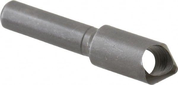 Weldon - 11/32" Head Diam, 1/4" Shank Diam, 82° High Speed Steel Countersink - Exact Tool & Supply