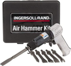 Ingersoll-Rand - 3,000 BPM, 2.28 Inch Long Stroke, Pneumatic Chiseling Hammer - 15 CFM Air Consumption, 1/4 NPTF Inlet - Exact Tool & Supply