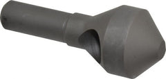 Weldon - 1-1/8" Head Diam, 1/2" Shank Diam, 90° High Speed Steel Countersink - Exact Tool & Supply