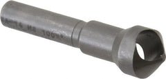 Weldon - 7/16" Head Diam, 1/4" Shank Diam, 100° High Speed Steel Countersink - Exact Tool & Supply
