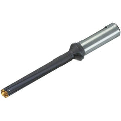 Iscar - 0.512 to 35/64" Diam, 8xD, 4.09" Max Depth, 5/8" Shank Diam, 6.63" OAL, Replaceable Tip Drill - IDI-SG, IDI-SK Insert, 13 Seat Size, DCM Toolholder, Series ChamDrill - Exact Tool & Supply